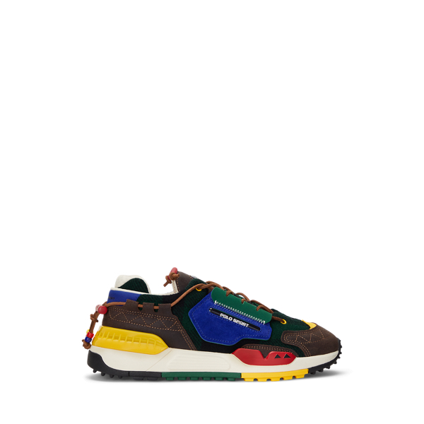 PS200 Suede & Plaid Twill Sneaker