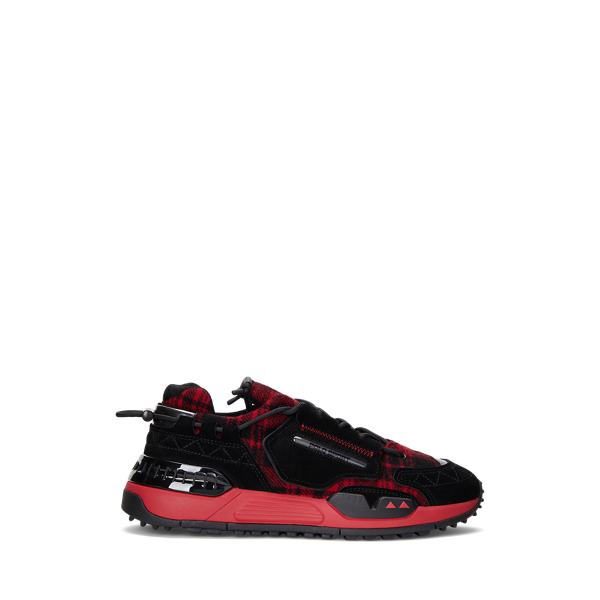 PS200 Suede & Plaid Twill Sneaker