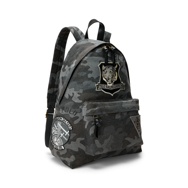 Polo ralph sales lauren camo backpack