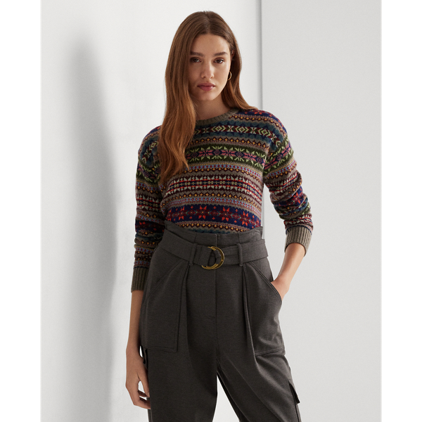 Fair Isle Wool-Blend Sweater Lauren 1