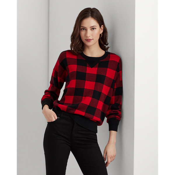 Buffalo Check Cotton-Blend Jumper