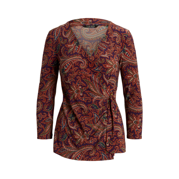 ralph lauren paisley blouse