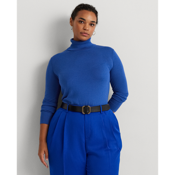 Women's Blue Lauren Woman Sweaters