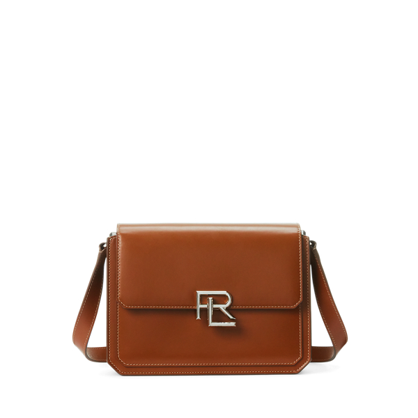 Boxvormige kalfsleren RL 888 crossbody