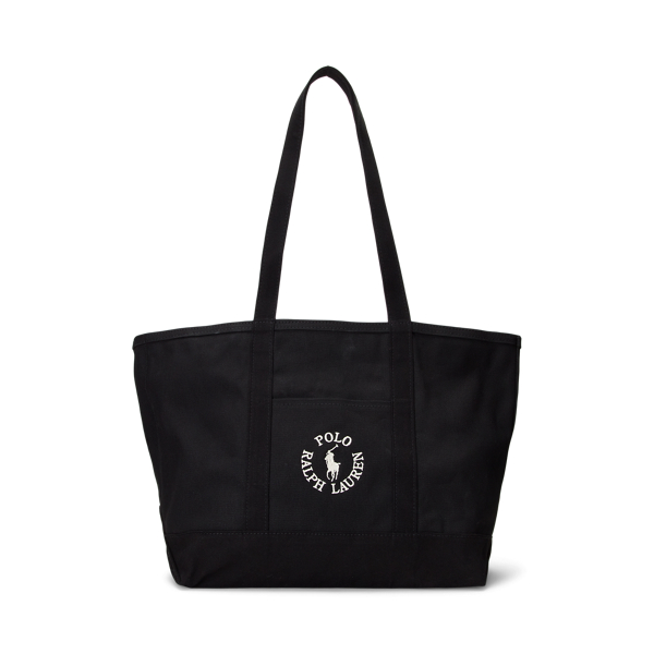 Logo-Embroidered Canvas Tote