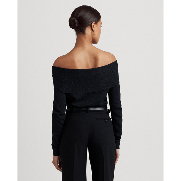 Twist front off the shoulder on sale sweater