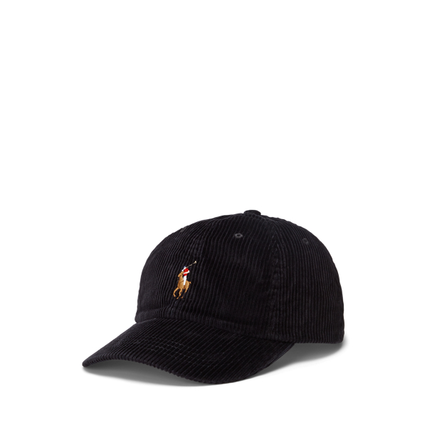 Casquette ralph lauren velour cotelé online