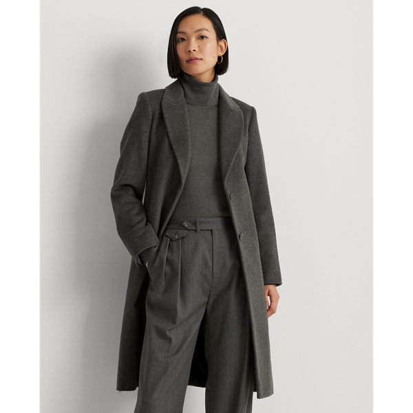Lauren ralph lauren 2025 wool blend reefer coat