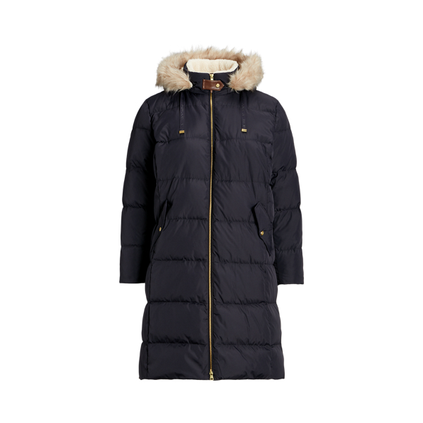 Doudoune capuche bordée fausse fourrure pour Women Ralph Lauren® FR