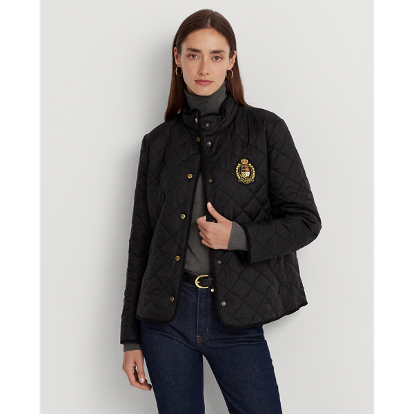 CrestPatch DiamondQuilted Jacket Ralph Lauren® Australia