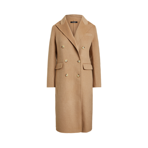 Double-Breasted Wool-Blend Coat Lauren 1