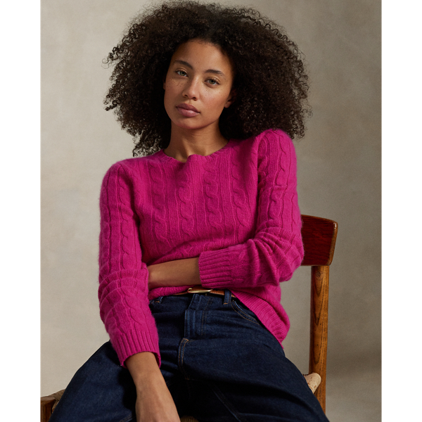 Pink polo sales neck jumpers