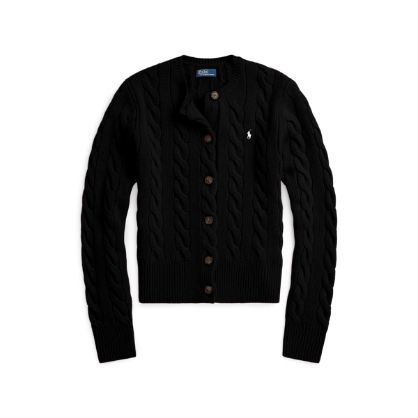 Cable-Knit Wool-Cashmere Cardigan