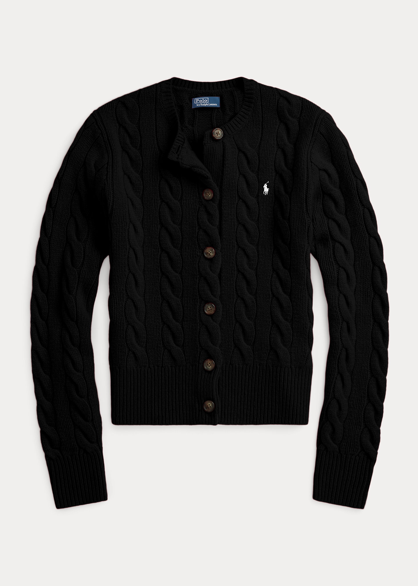 Cable-Knit Wool-Cashmere Cardigan