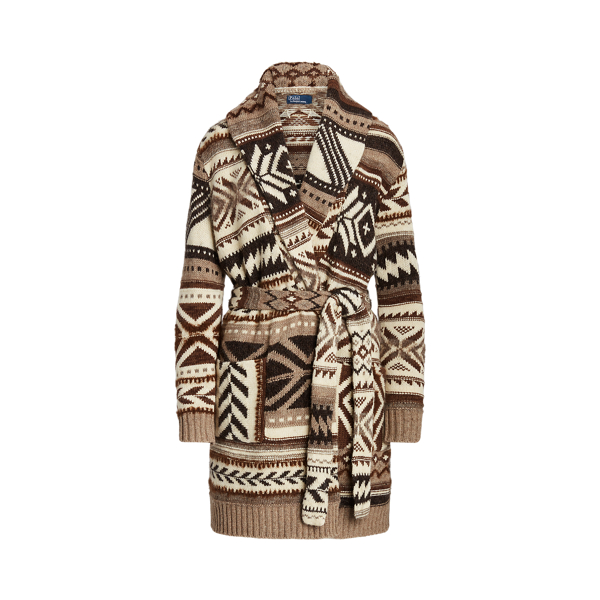 Polo Ralph Lauren Geo-Motif Shawl-Collar Cardigan