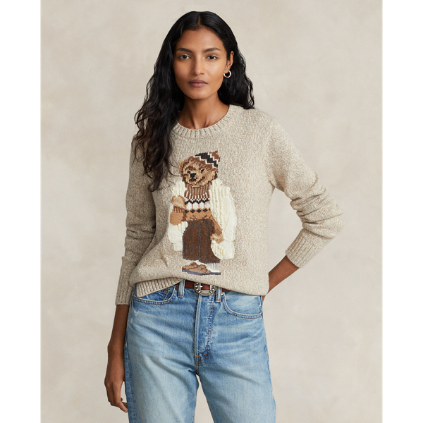 Pull Polo Bear en coton mélangé