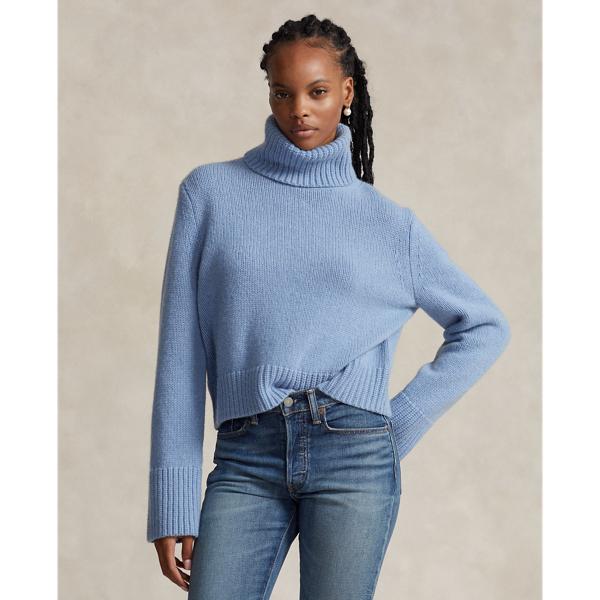 Wool-Cashmere roll neck jumper