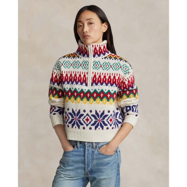 Pull demi zippé femme 2025