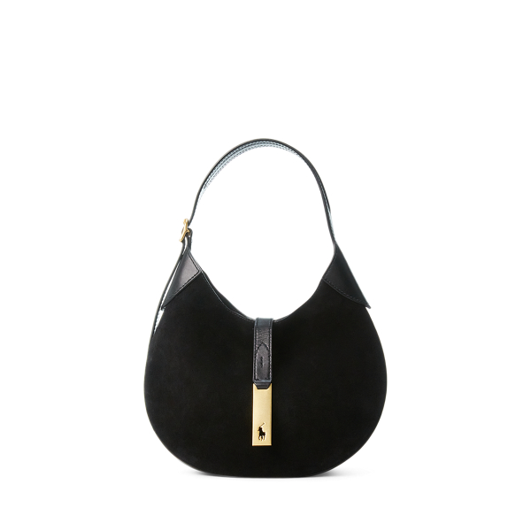 Petit sac Shoulder Polo ID en daim