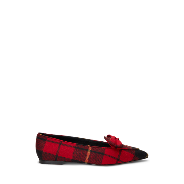 Mocassins Ashtyn écossais en laine