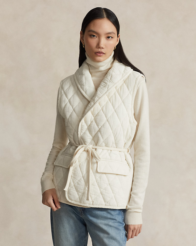 Belted Quilted Gilet Polo Ralph Lauren 1