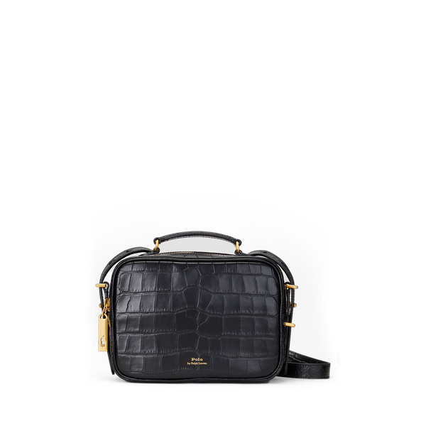 Polo ID Embossed Crossbody Camera Bag