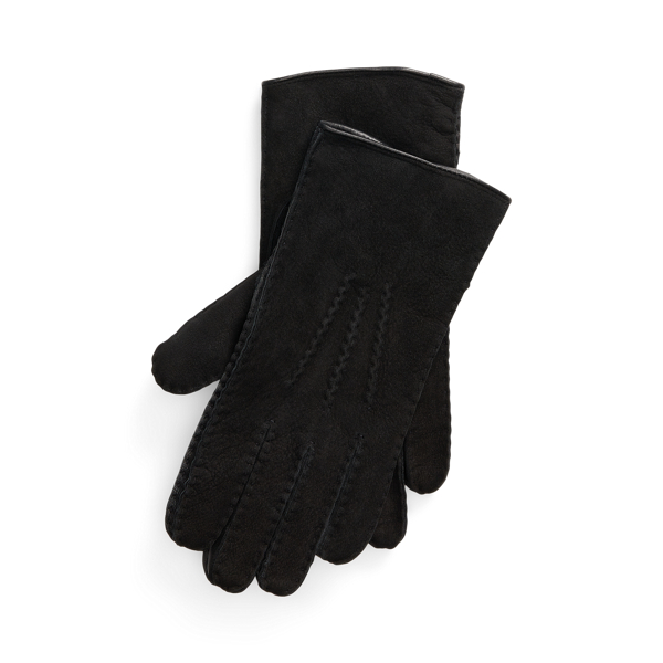 Stitched Shearling Gloves for Women Ralph Lauren® GI