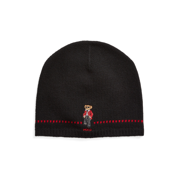 Gorro mezcla de lana con Polo Bear	