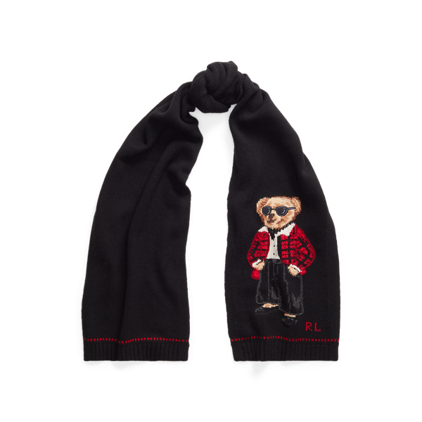 Polo Bear Wool-Blend Scarf