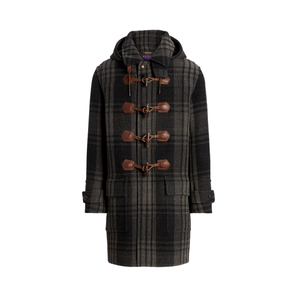 Lancing DoubleFaced Plaid Toggle Coat for Men Ralph Lauren® UK
