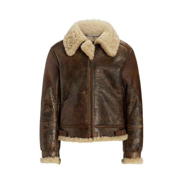 Blouson cuir ralph shop lauren