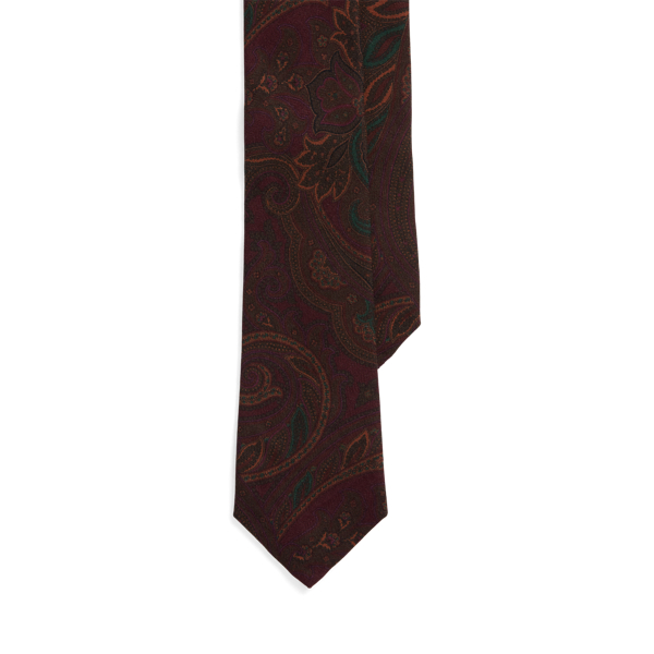 Paisley Cashmere-Silk Tie