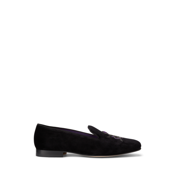 Alonzo Bullion Crest Velvet Slipper