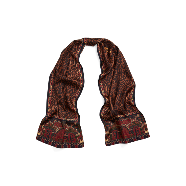 Padova Mixed-Print Silk Scarf