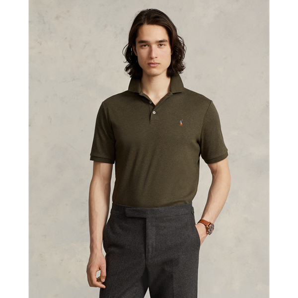 Polo ajusté en coton doux