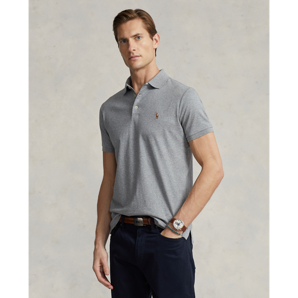 Polo de algodón suave Custom Slim Fit