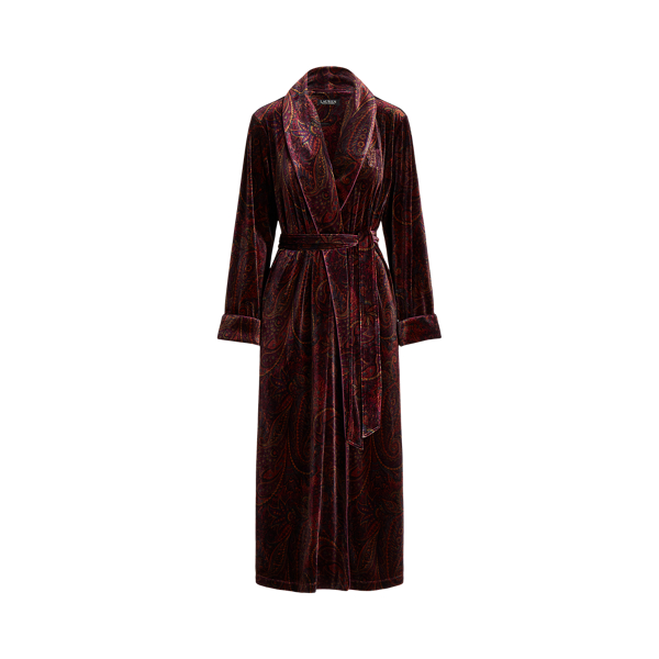 lauren ralph lauren shawl collar long wrap robe