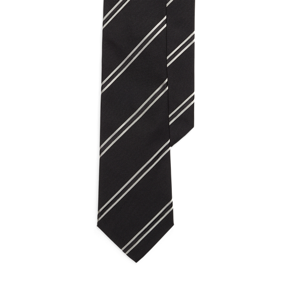 Striped Silk Faille Tie