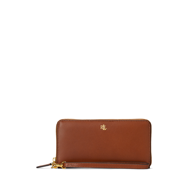 Leather Continental Wristlet Lauren 1