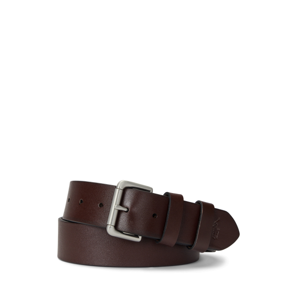 Leather Roller-Buckle Belt Polo Ralph Lauren 1