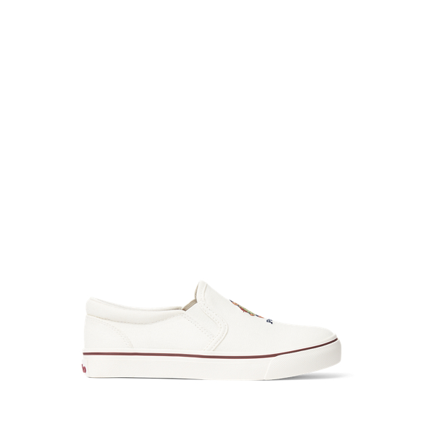 Polo Ralph Lauren Keaton Polo Bear Canvas Slip-On Sneaker
