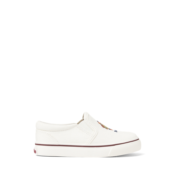 Polo Ralph Lauren Keaton Polo Bear Canvas Slip-On Sneaker