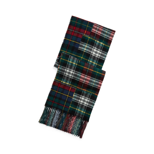 Polo Ralph Lauren Patchwork Plaid Wool-Blend Scarf