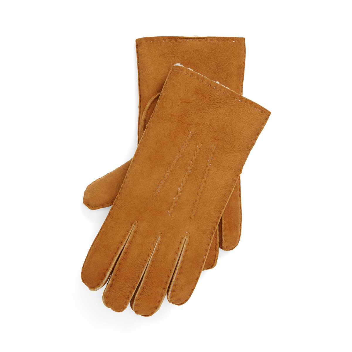 Leather gloves ralph lauren top