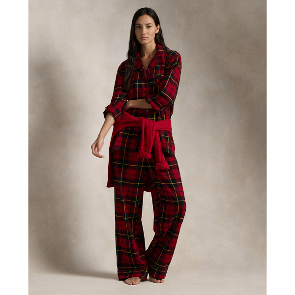 Pajama Plaid Flannel Set