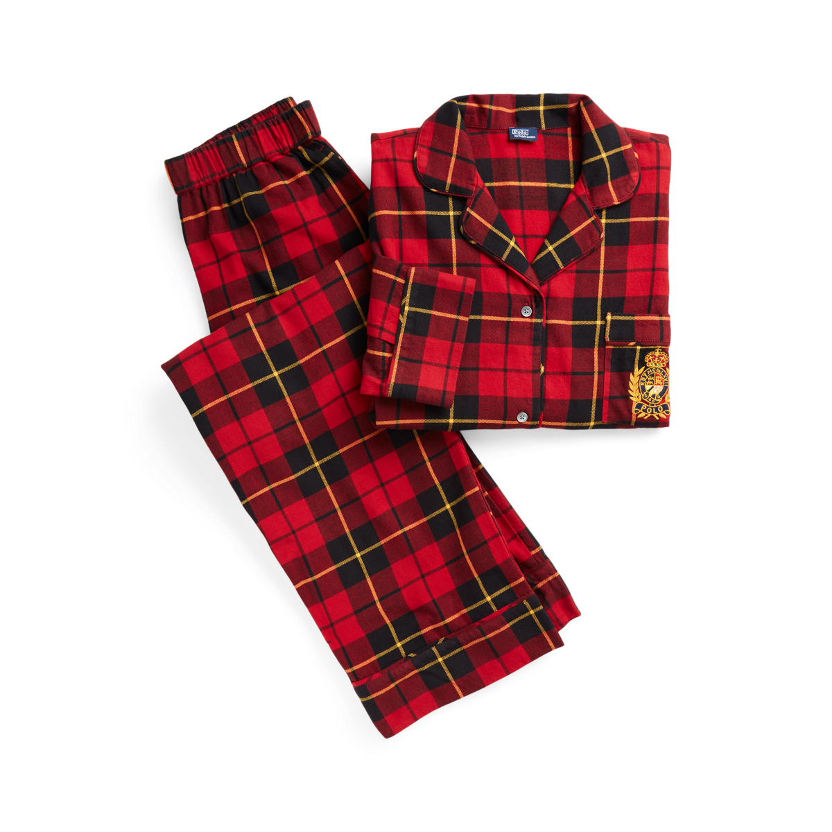 Plaid Flannel Pajama Set