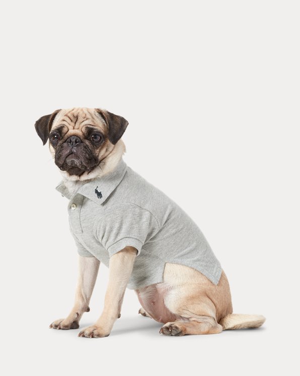 Katoenen mesh Polo-shirt voor honden