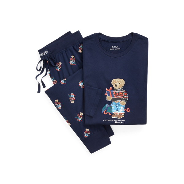 Polo Bear Jersey Sleep Set