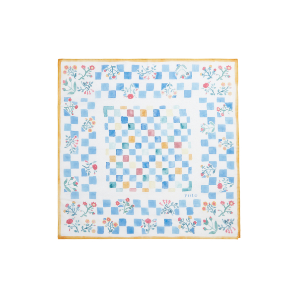 Polo Bear Silk-Cotton Scarf