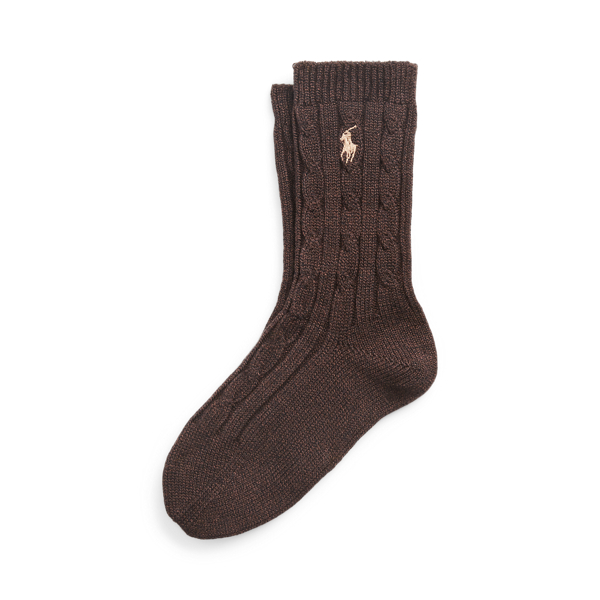 Brown best sale polo socks